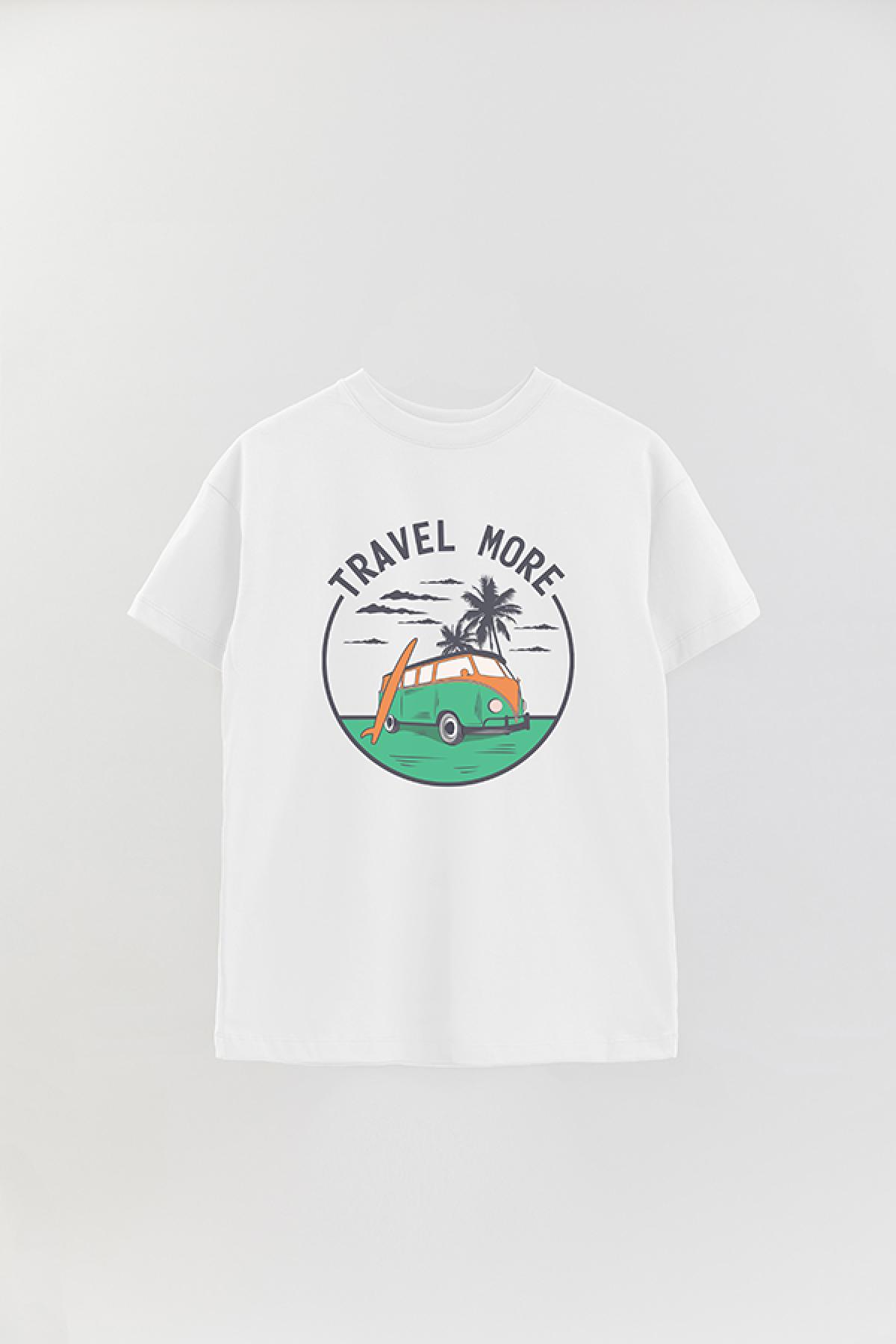 REMERA OVER ESTAMPADA ADV TRAVEL MORE