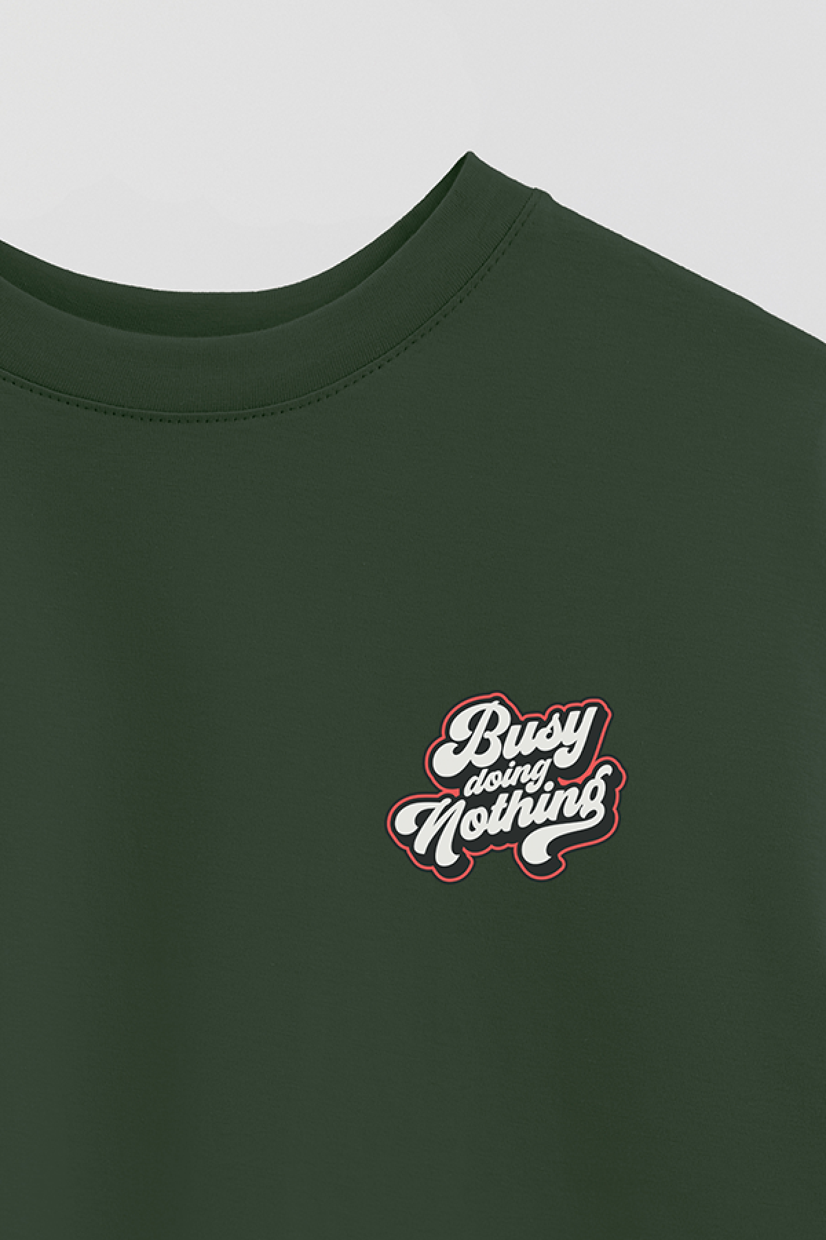 REMERA OVER ESTAMPADA LV5 BUSY DOING NOTHING