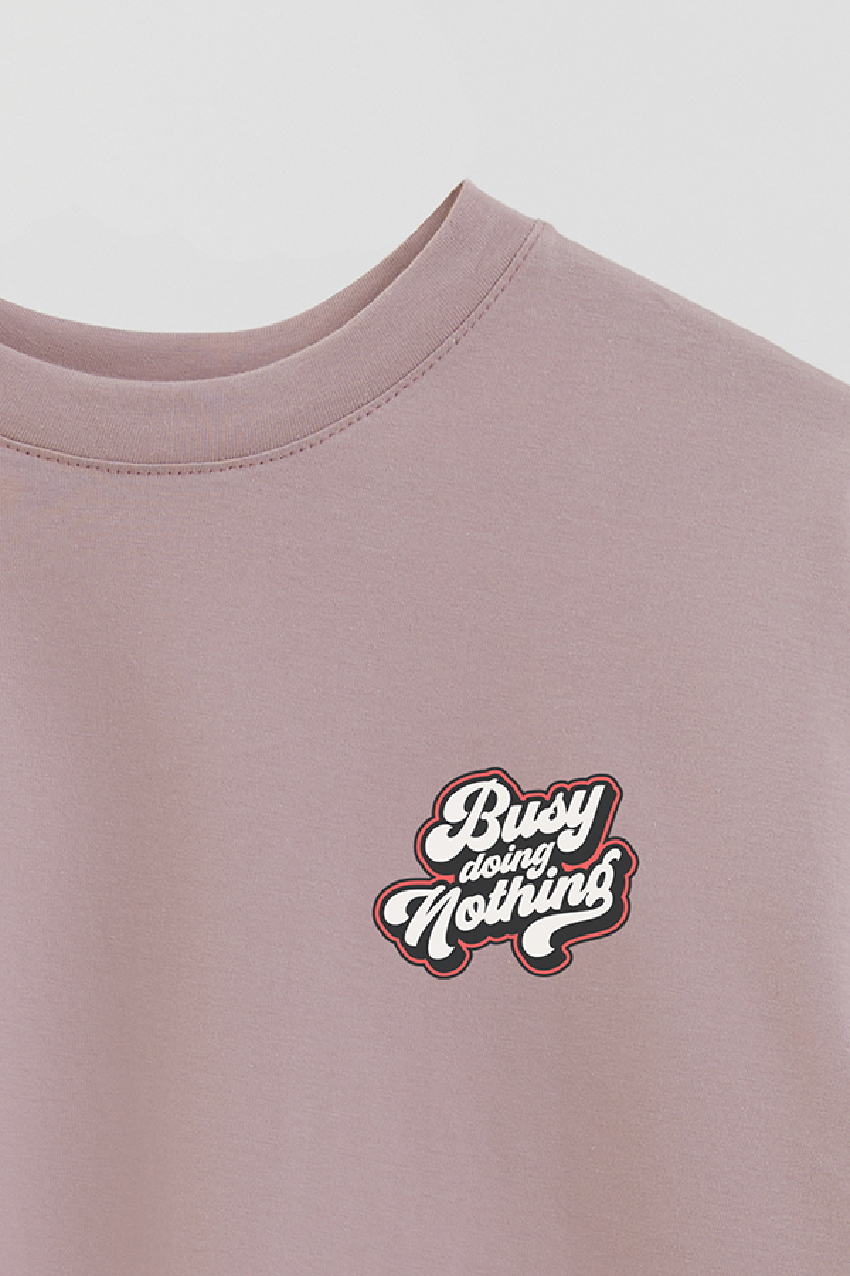 REMERA OVER ESTAMPADA LV5 BUSY DOING NOTHING