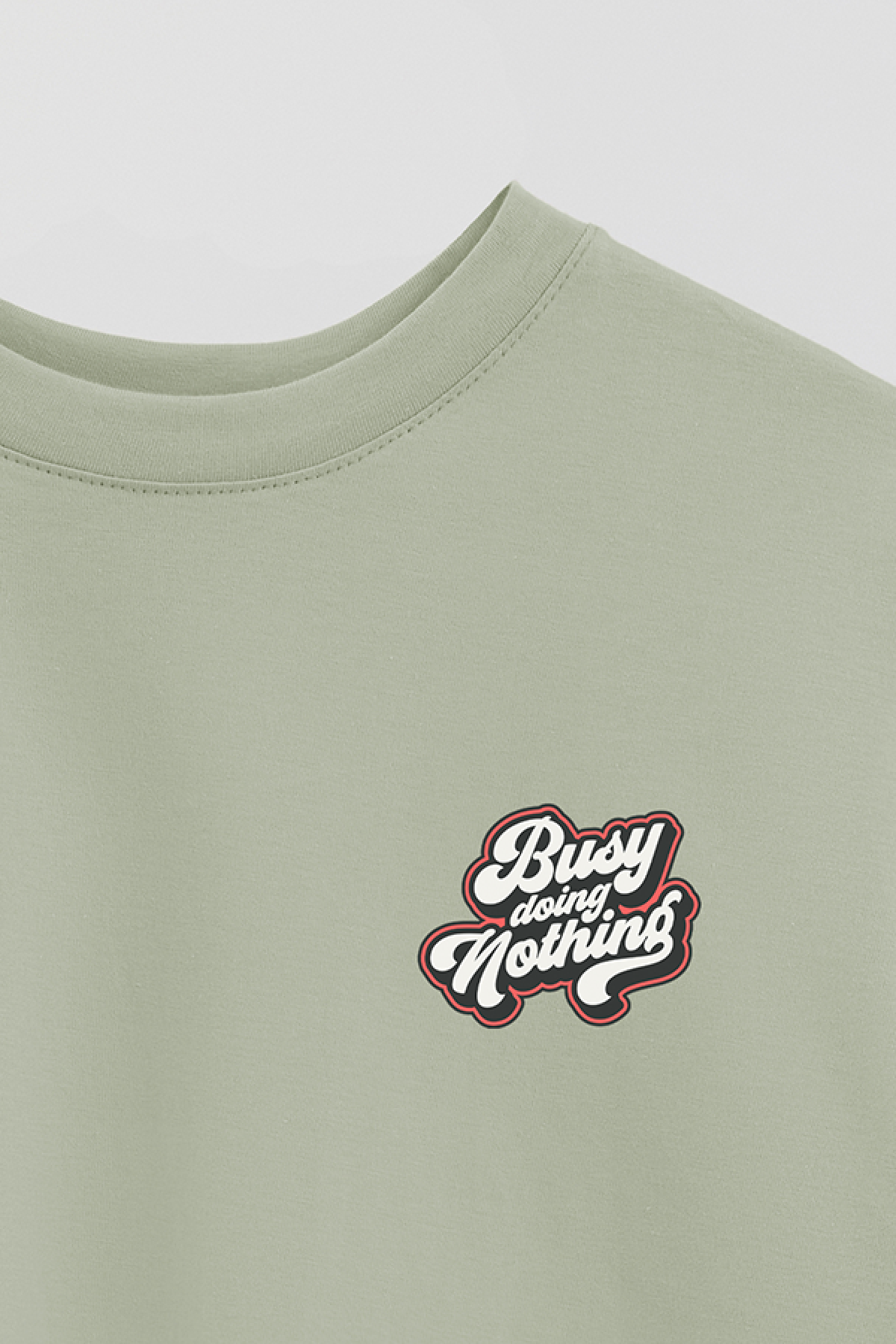 REMERA OVER ESTAMPADA LV5 BUSY DOING NOTHING