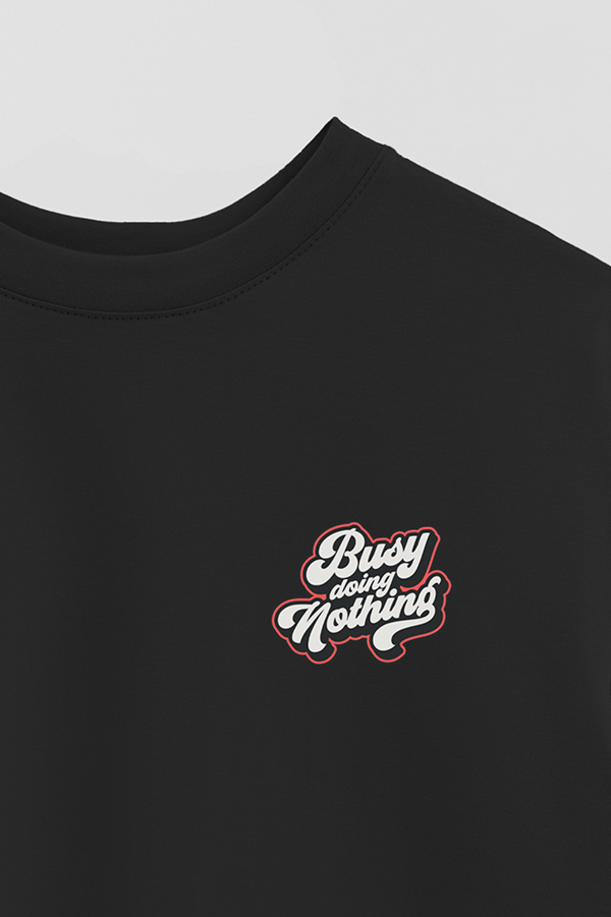 REMERA OVER ESTAMPADA LV5 BUSY DOING NOTHING