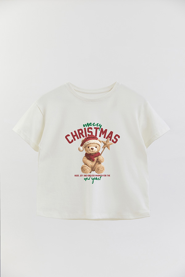 REMERA GIRL OVER TEDDY XMAS 15