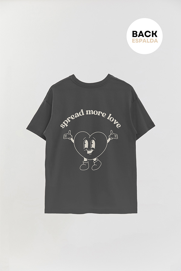 REMERA OVER FB CARTOON SPREAD LOVE