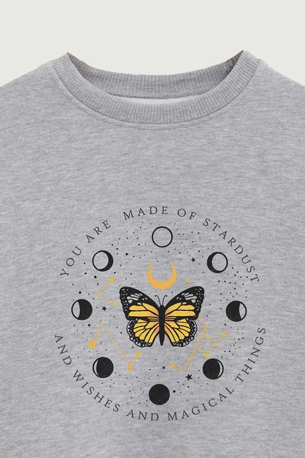 BUZO CREWNECK ESTAMPADO MST YOU ARE MADE OF STARDUST