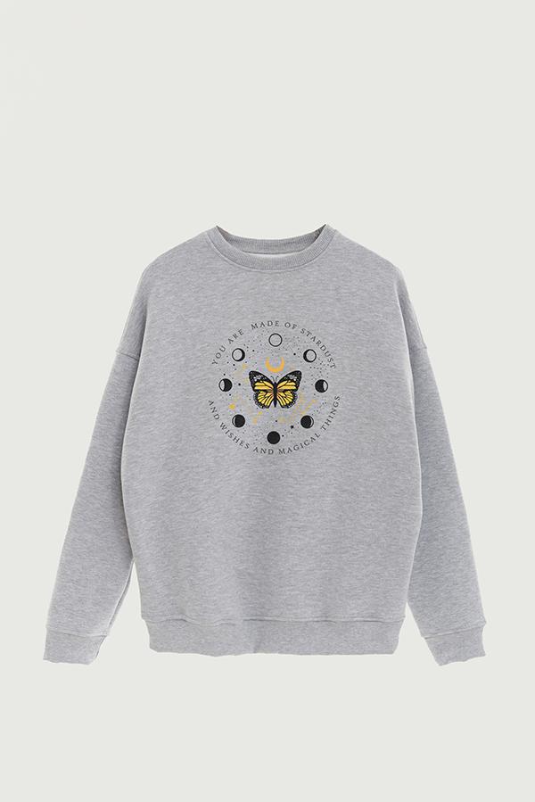 BUZO CREWNECK ESTAMPADO MST YOU ARE MADE OF STARDUST