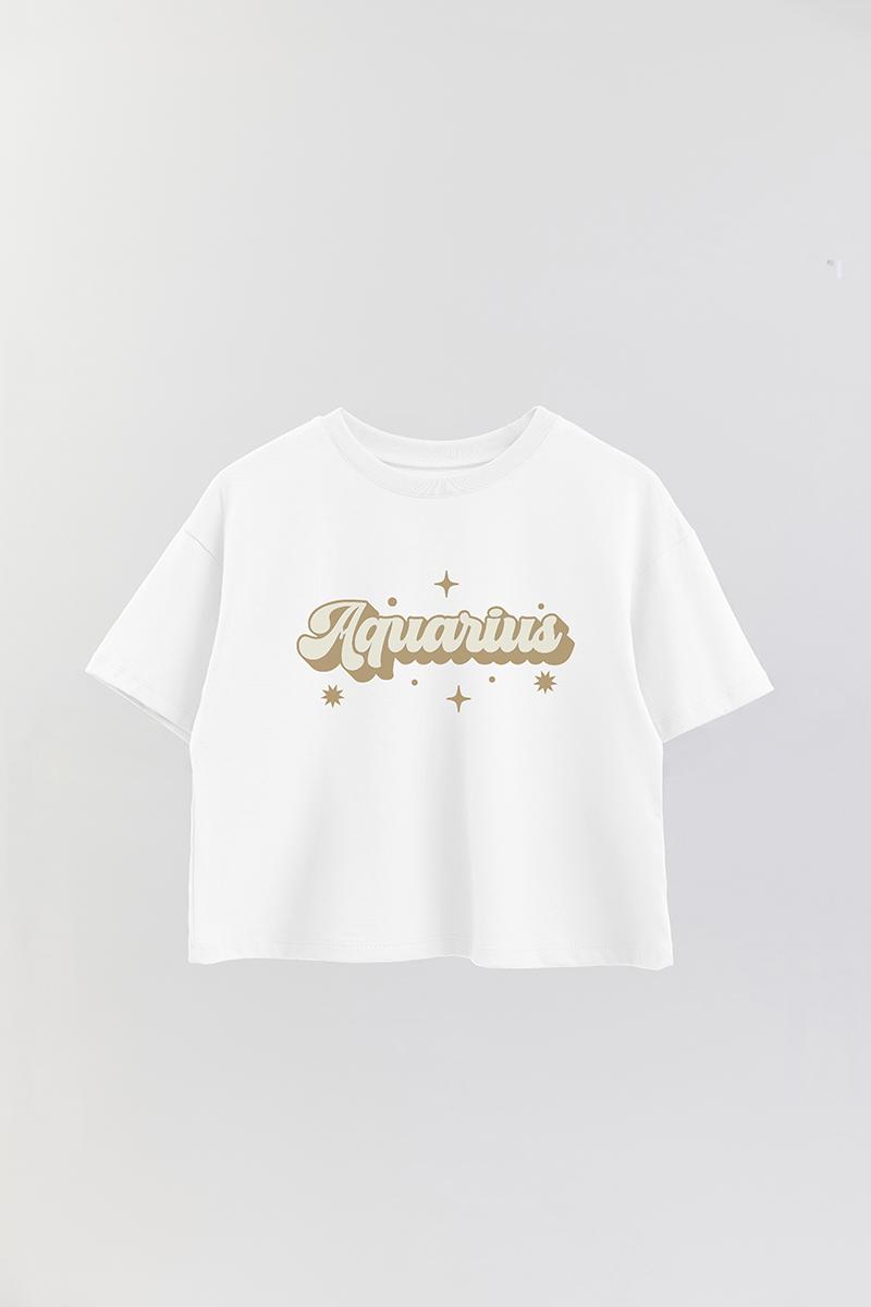 REMERA CROP UNISEX RTR AQUARIUS