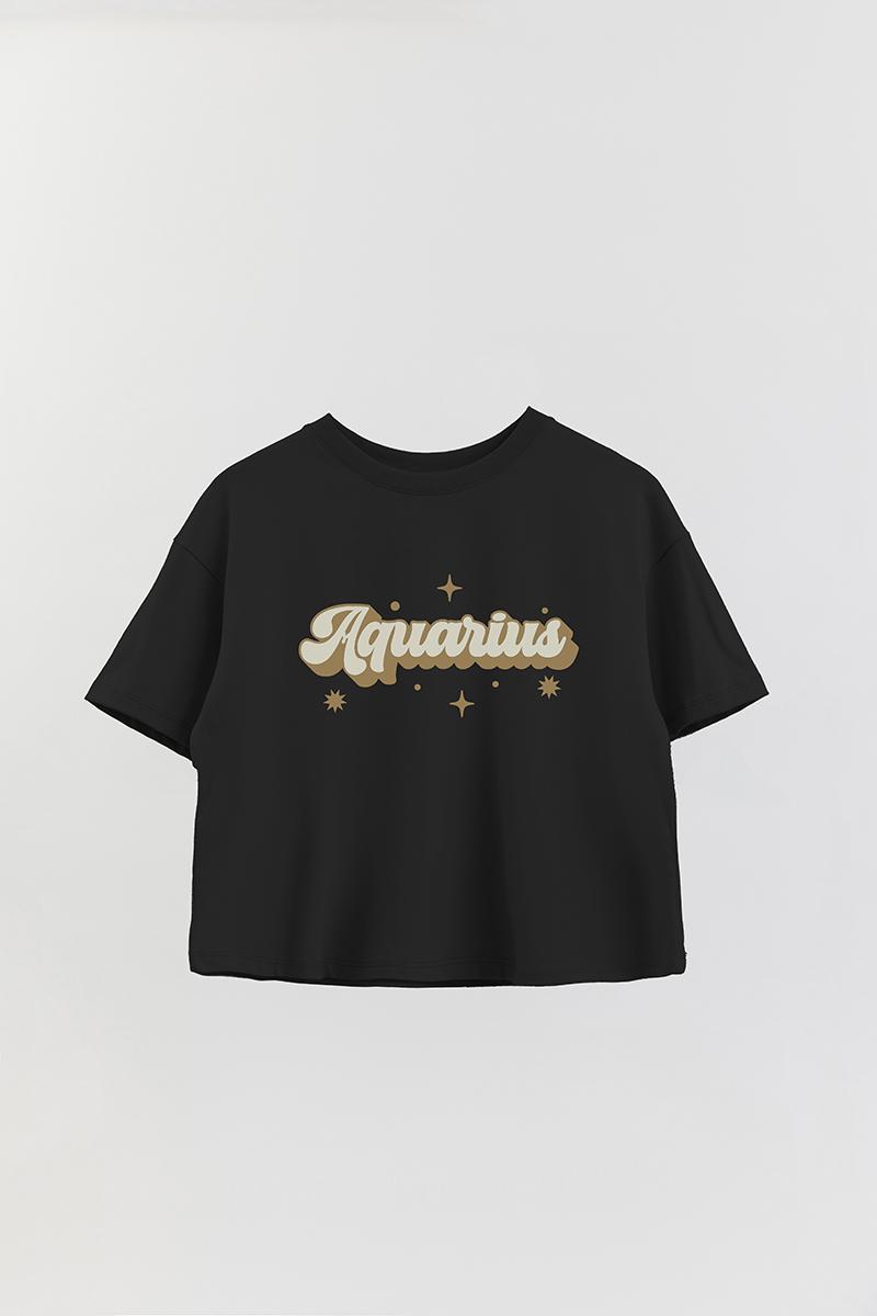 REMERA CROP UNISEX RTR AQUARIUS