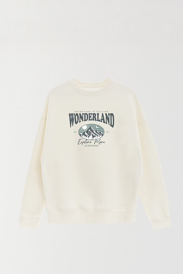 BUZO CREWNECK ESTAMPADO WESTERN WONDERLAND