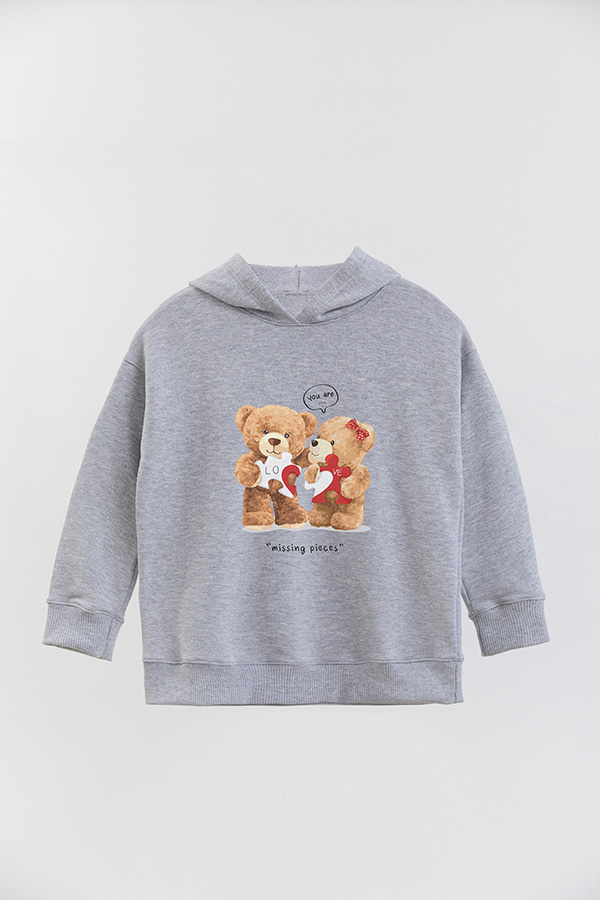 HOODIE RUSTICO KIDS TEDDY MISSING PIECES
