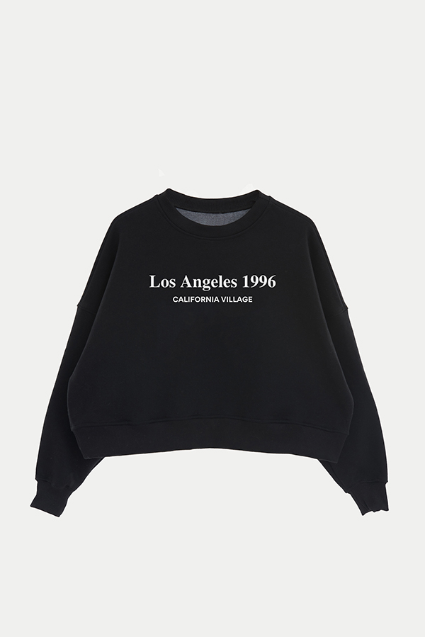 BUZO CROP ESTAMPADO VARSITY LOS ANGELES 1996