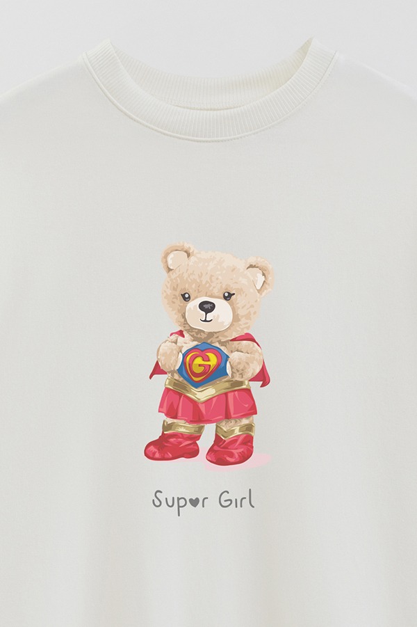 BUZO TEDDY SUPER GIRL