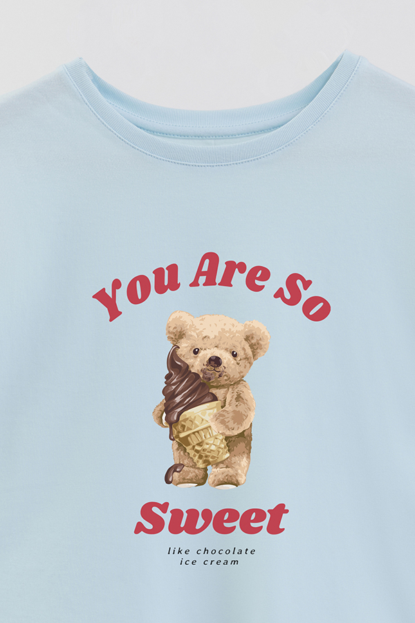 REMERA GB OVERSIZE TEDDY YOU ARE SO SWEET