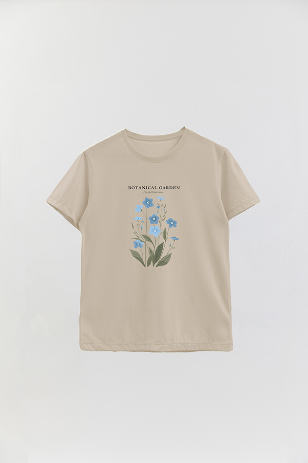 REMERA BASICA ESTAMPADA GARDEN 41