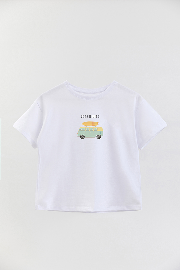 REMERA BOY OVER BEACH LIFE