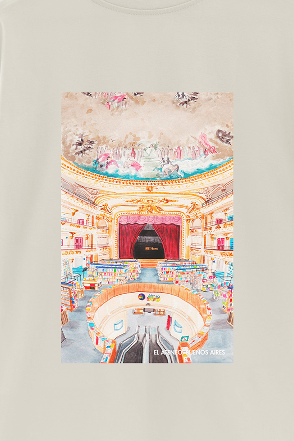 REMERA OVER ESTAMPADA ARG ART EL ATENEO