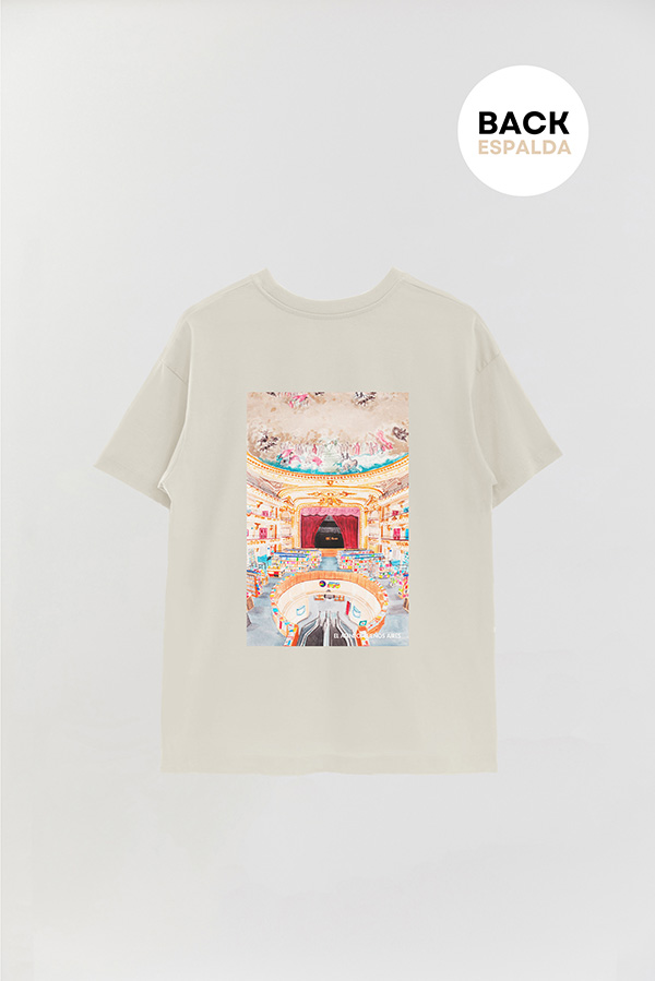 REMERA OVER ESTAMPADA ARG ART EL ATENEO