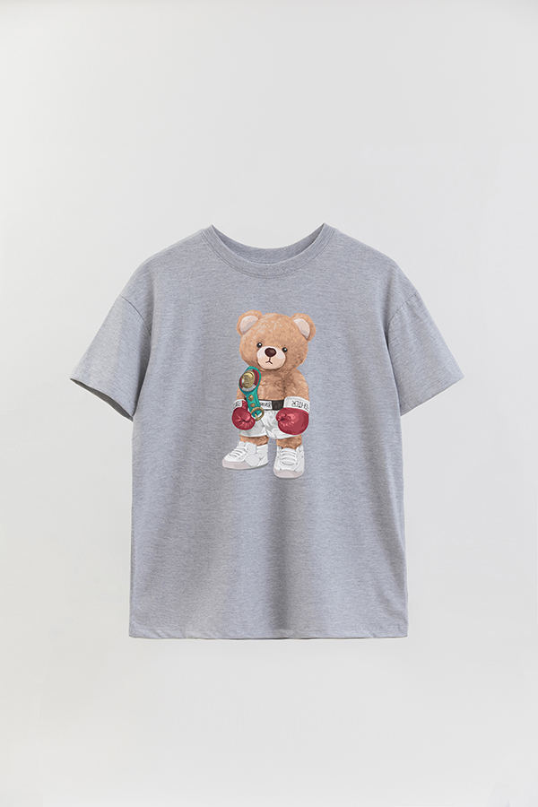 REMERA OVER ESTAMPADA UNISEX TEDDY BOXER
