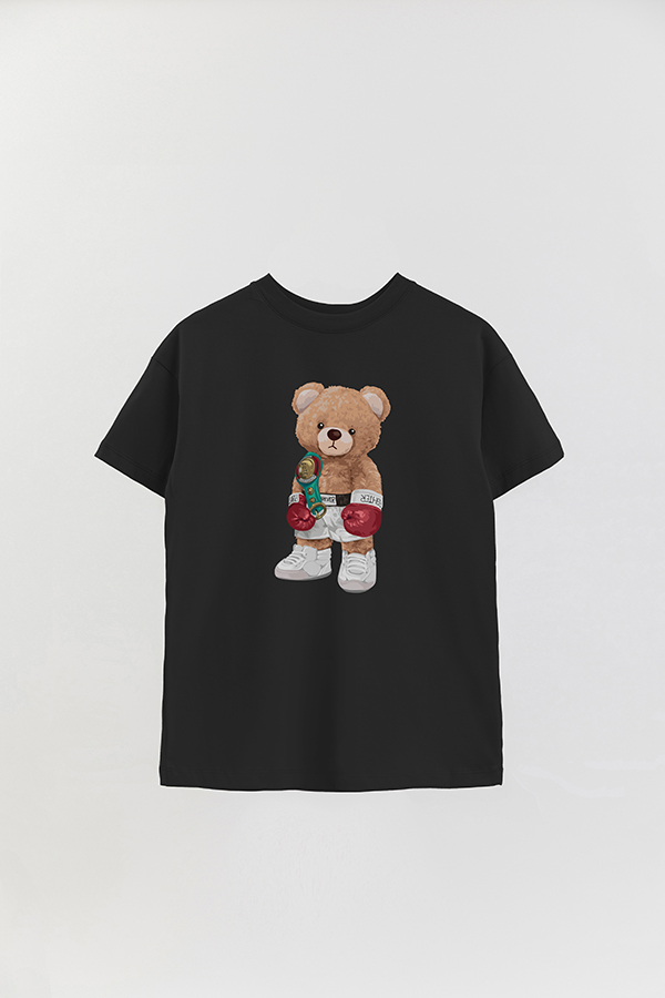 REMERA OVER ESTAMPADA UNISEX TEDDY BOXER