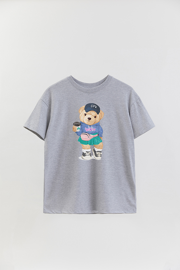 REMERA OVER ESTAMPADA UNISEX TEDDY WOW