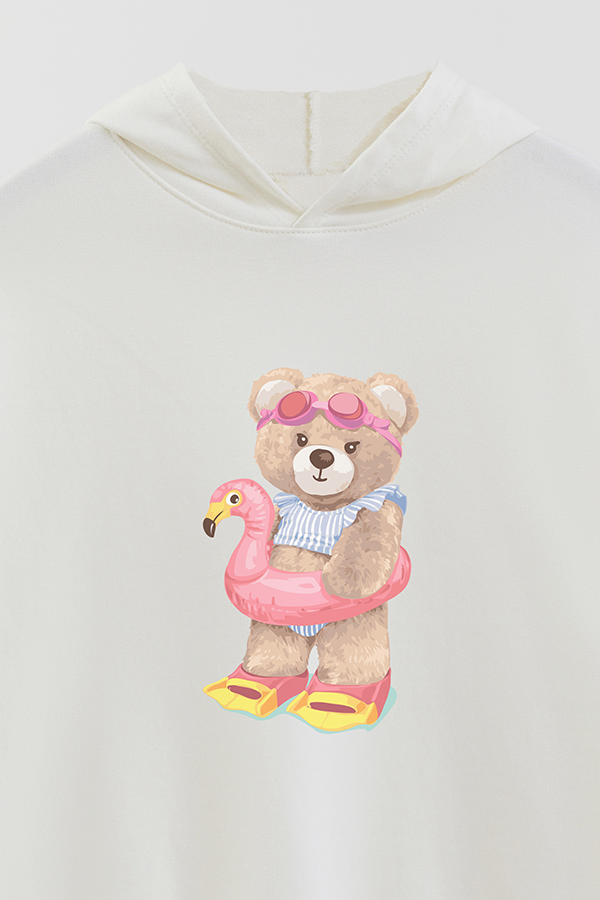 HOODIE RUSTICO KIDS TEDDY BEACH QUEEN