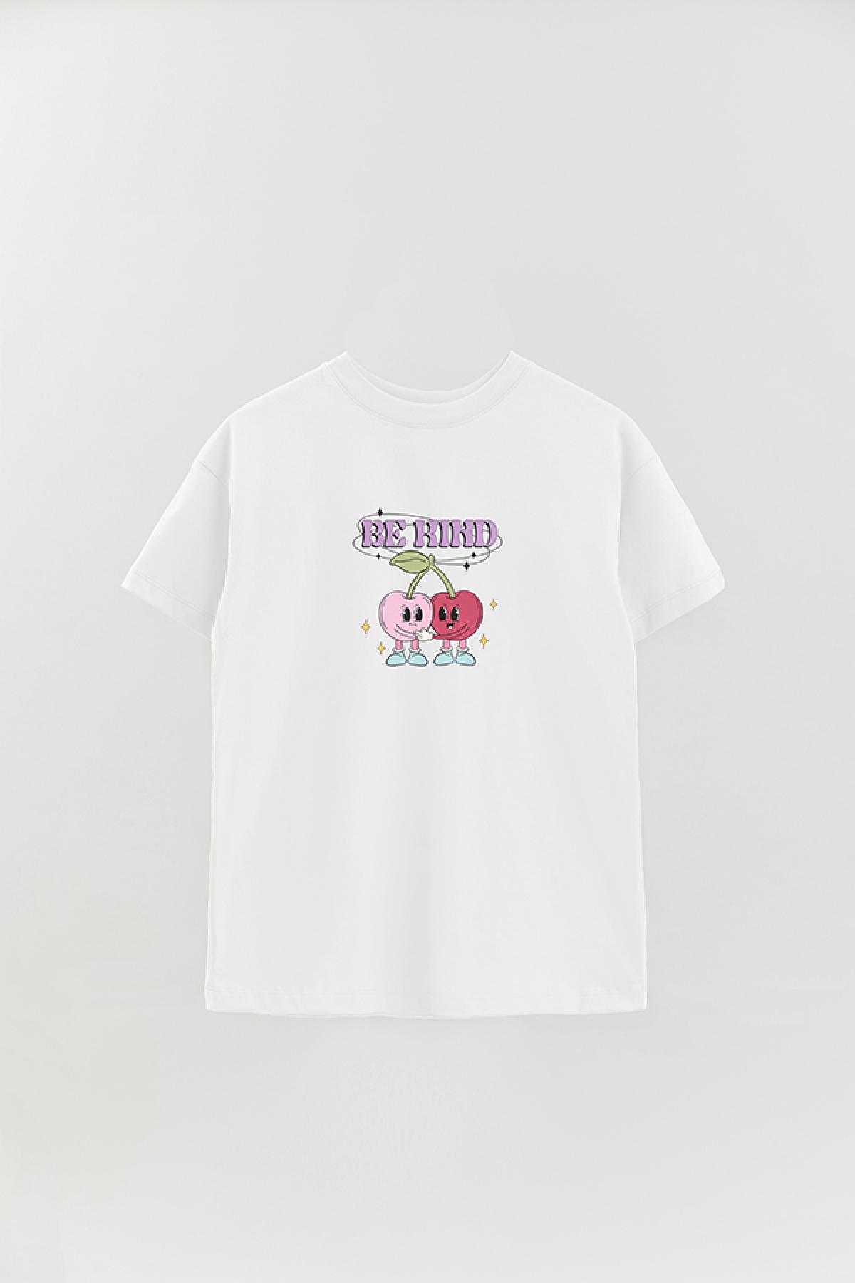 REMERA OVER ESTAMPADA RT BE KIND