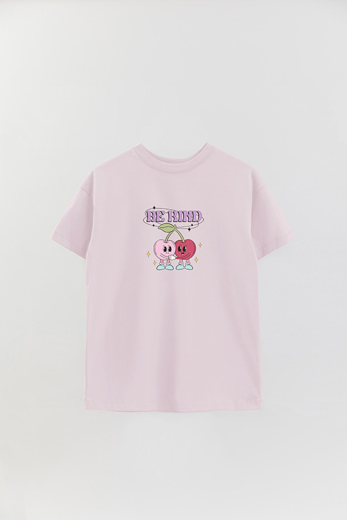 REMERA OVER ESTAMPADA RT BE KIND