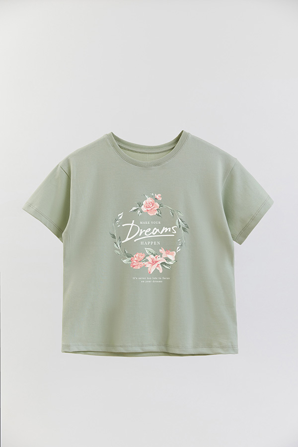 REMERA GIRL OVER MAKE YOU DREAMS