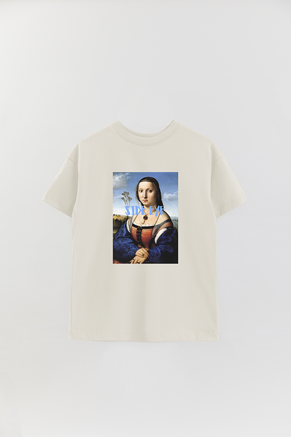 REMERA OVER ESTAMPADA ART COLLECTION 10 SIDE EYE