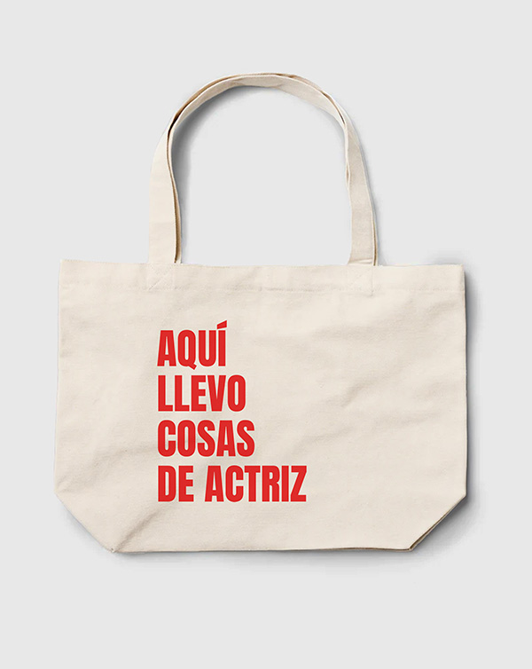 TOTE BAG AQUI LLEVO ACTRIZ