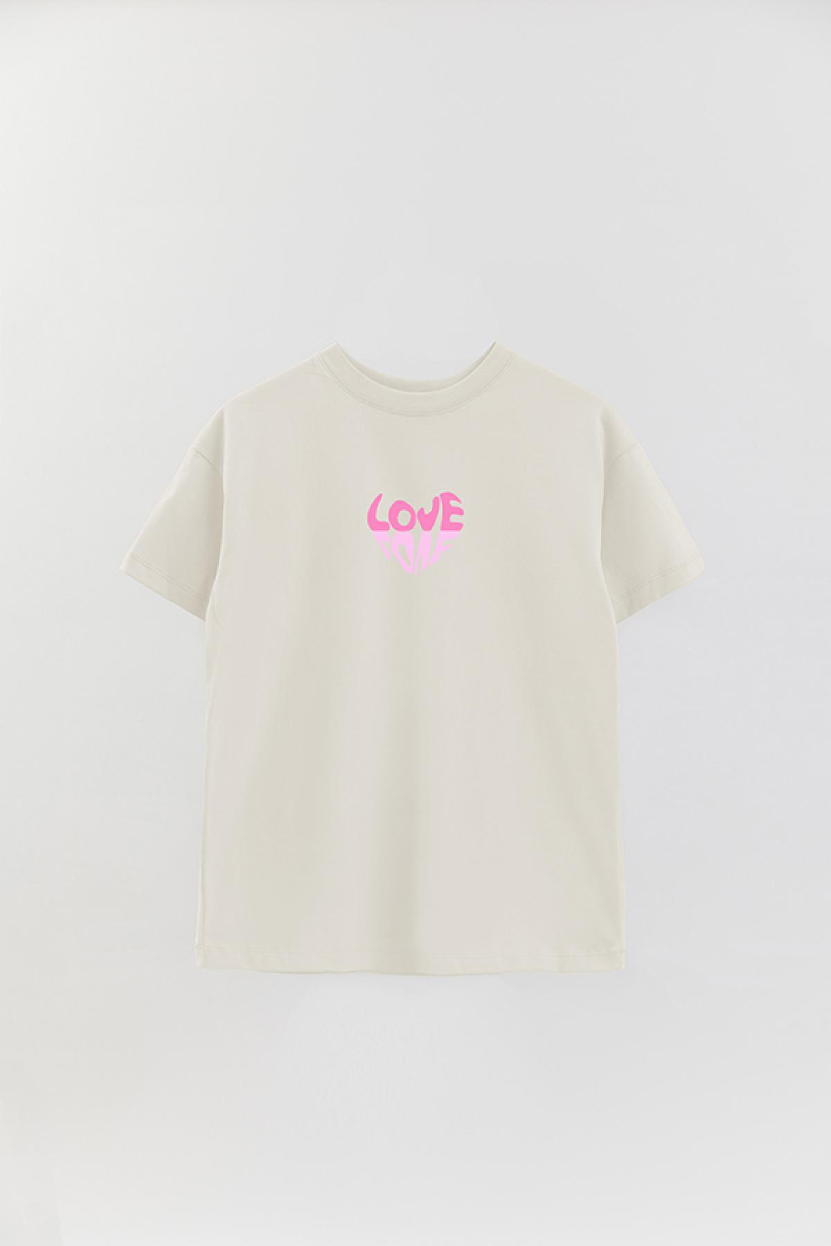 REMERA OVER ESTAMPADA LV LOVE LOVE