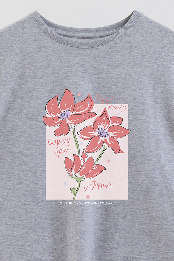 REMERA GIRL OVER TRUE BEAUTY