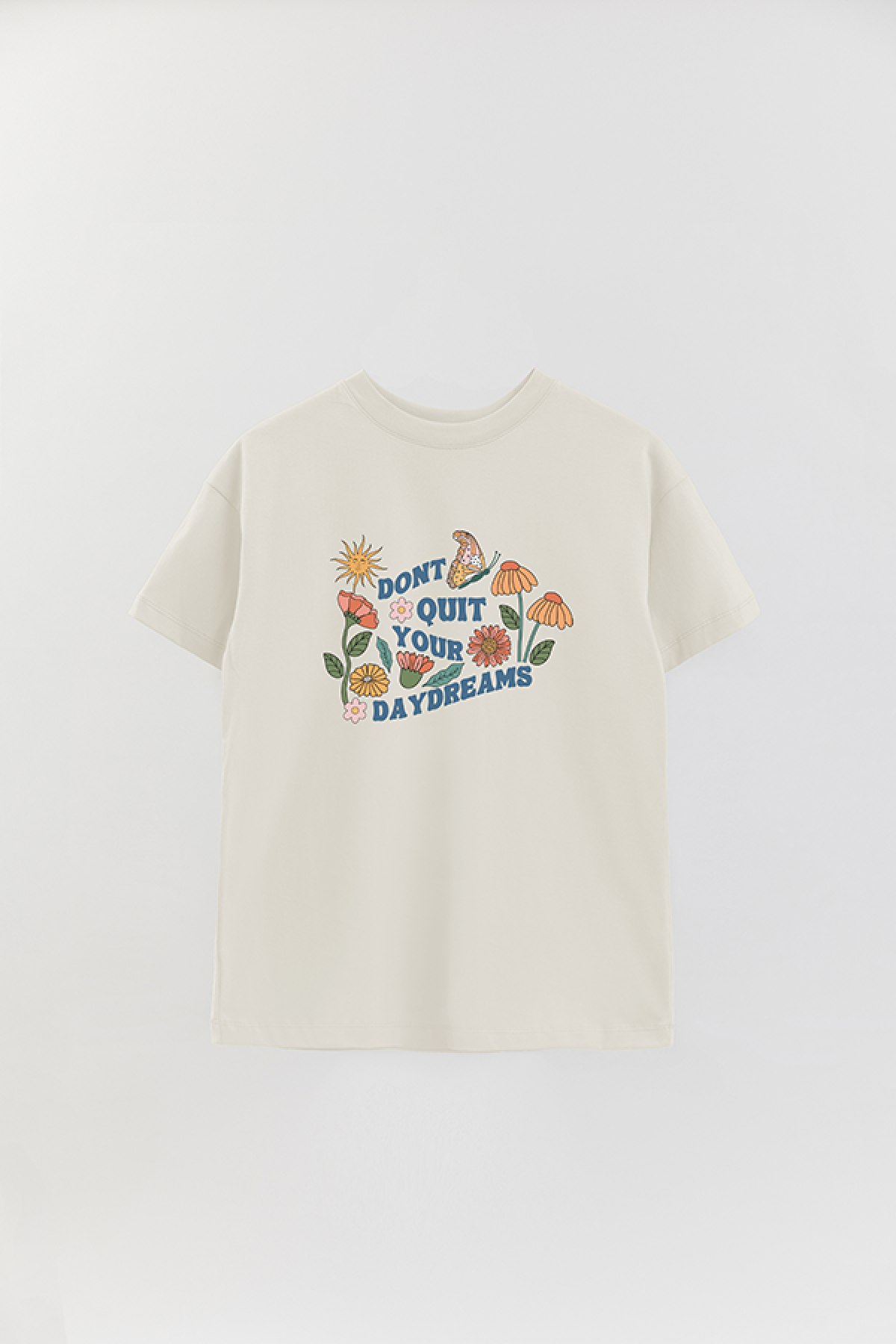 REMERA OVER ESTAMPADA BH2. DON'T QUIT YOUR DAYDREAM