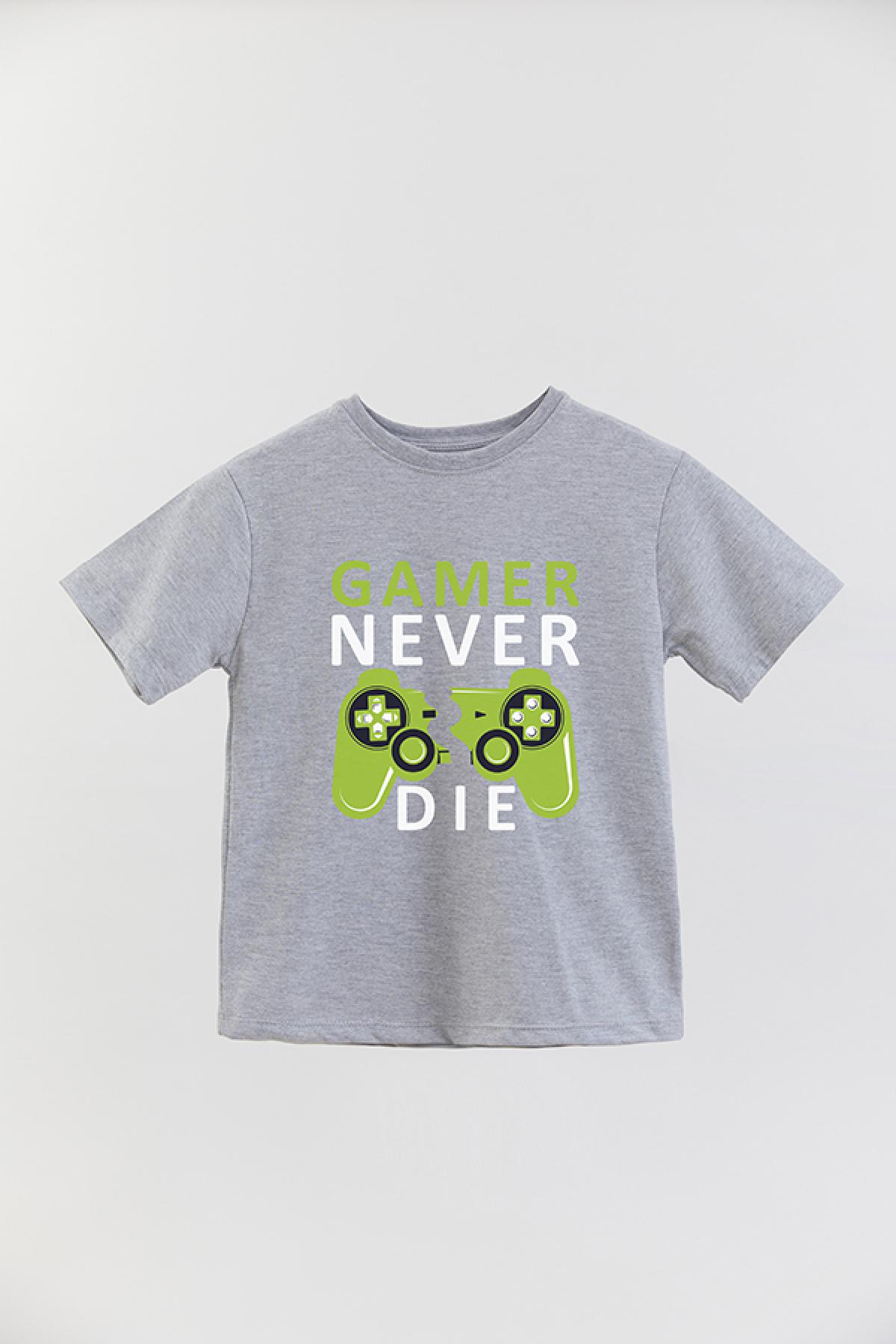 REMERA BASIC BOY GM NEVER DIE