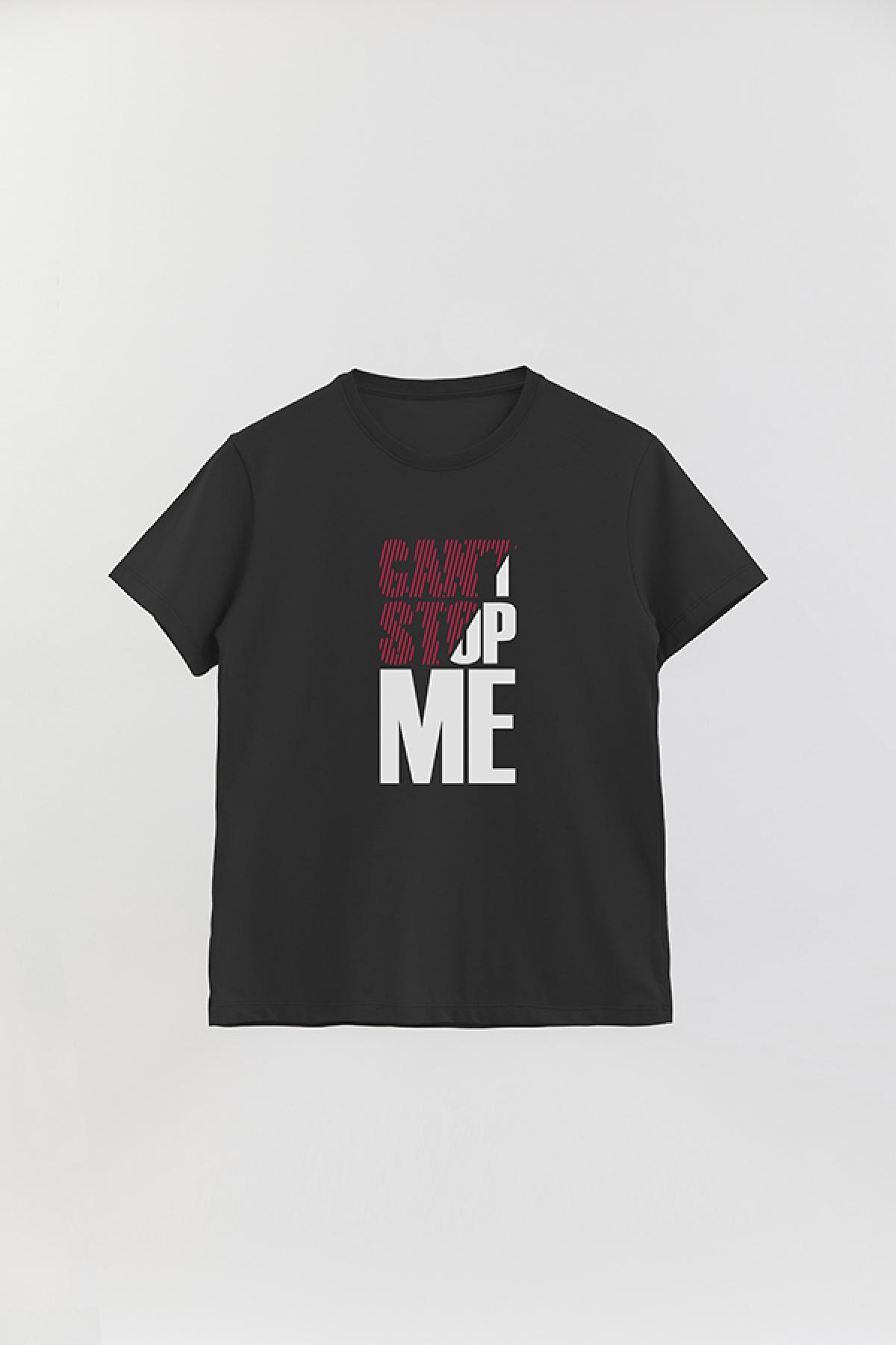 REMERA BASICA ESTAMPADA CL CAN'T STOP ME