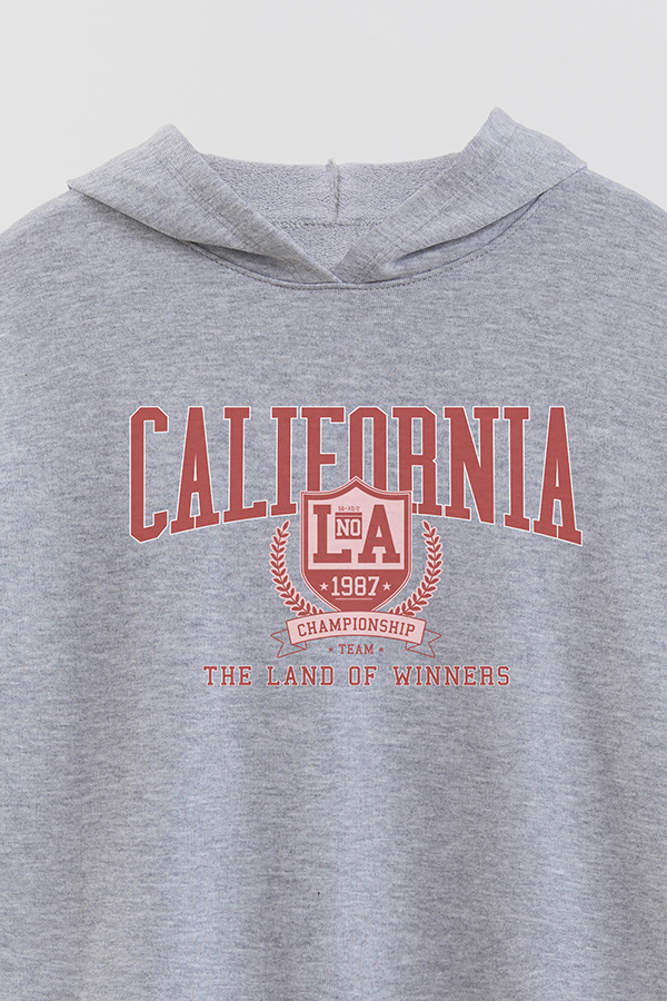 HOODIE RUSTICO GIRL URBAN CALIFORNIA CHAMPIONS