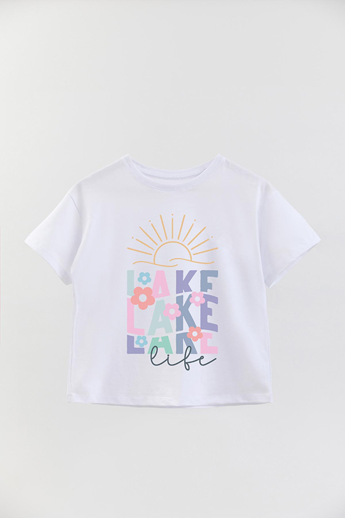 REMERA GIRL OVER RT LAKE LIFE
