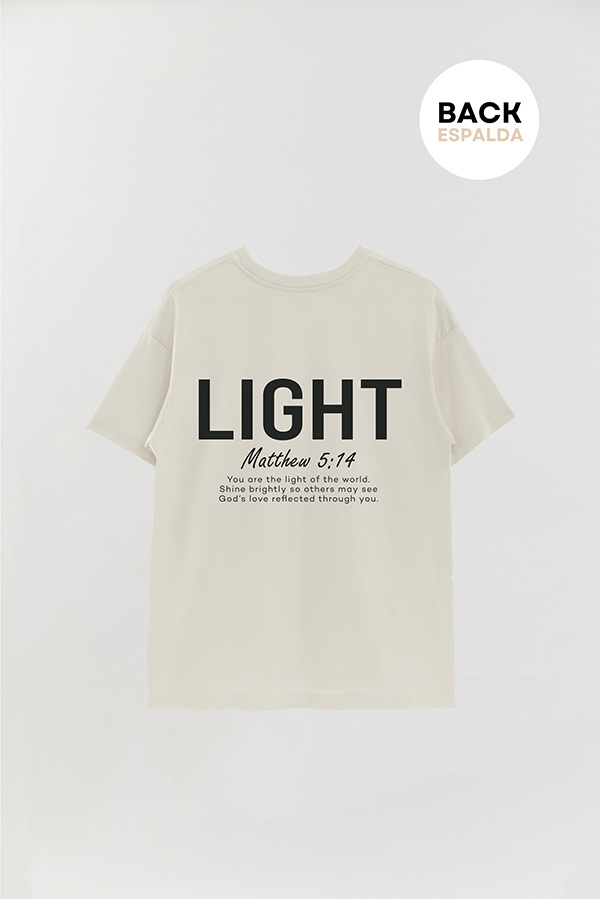 REMERA OVER ESTAMPADA UNISEX ESPALDA