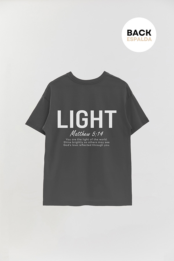 REMERA OVER ESTAMPADA UNISEX ESPALDA