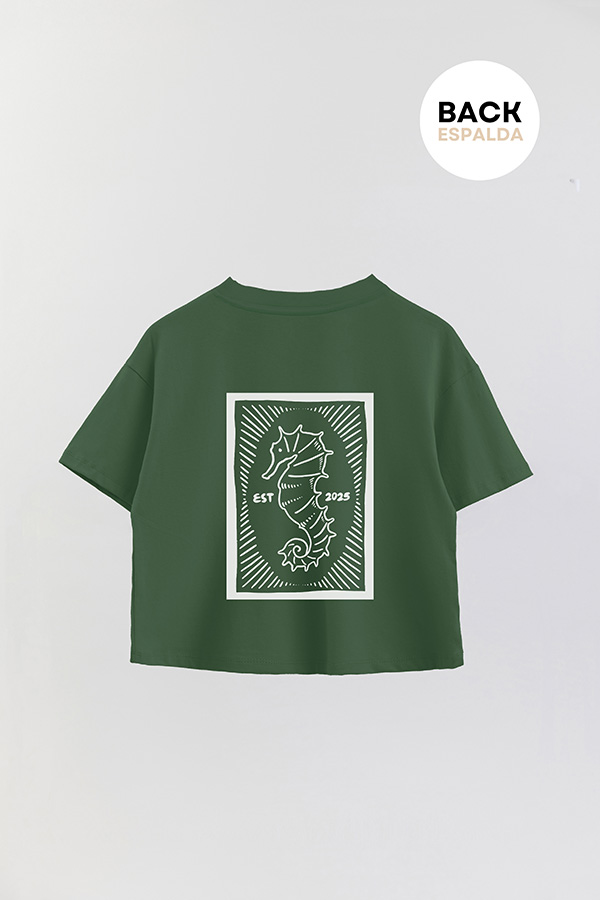 REMERA CROP FB ESTAMPADA CAVALLUCCIO