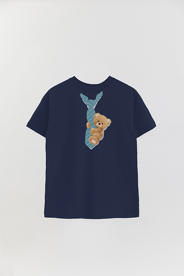 REMERA OVER ESTAMPADA UNISEX TEDDY TIE