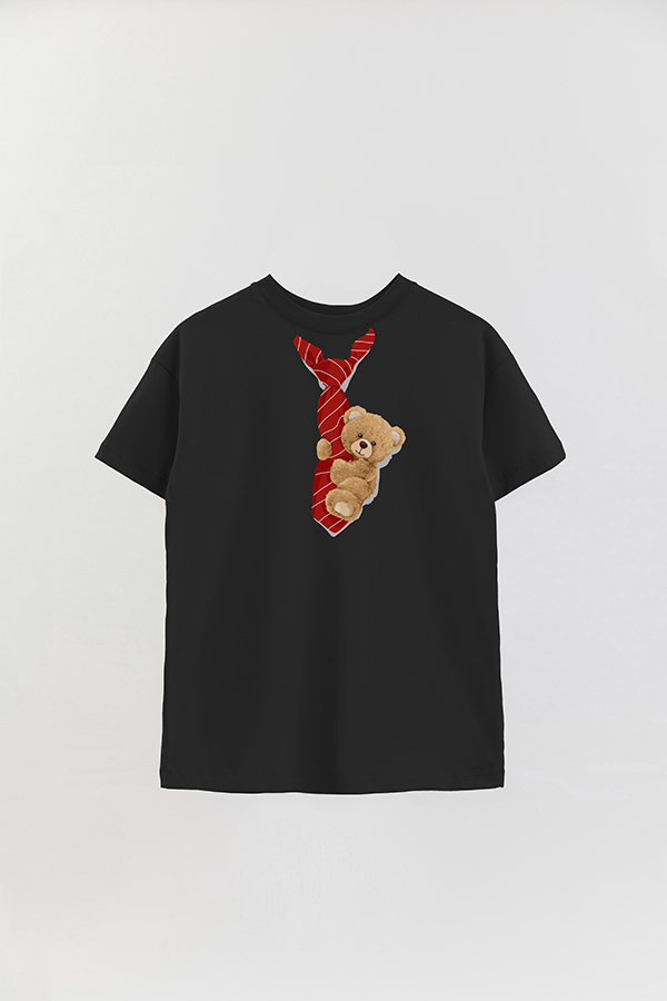 REMERA OVER ESTAMPADA UNISEX TEDDY TIE