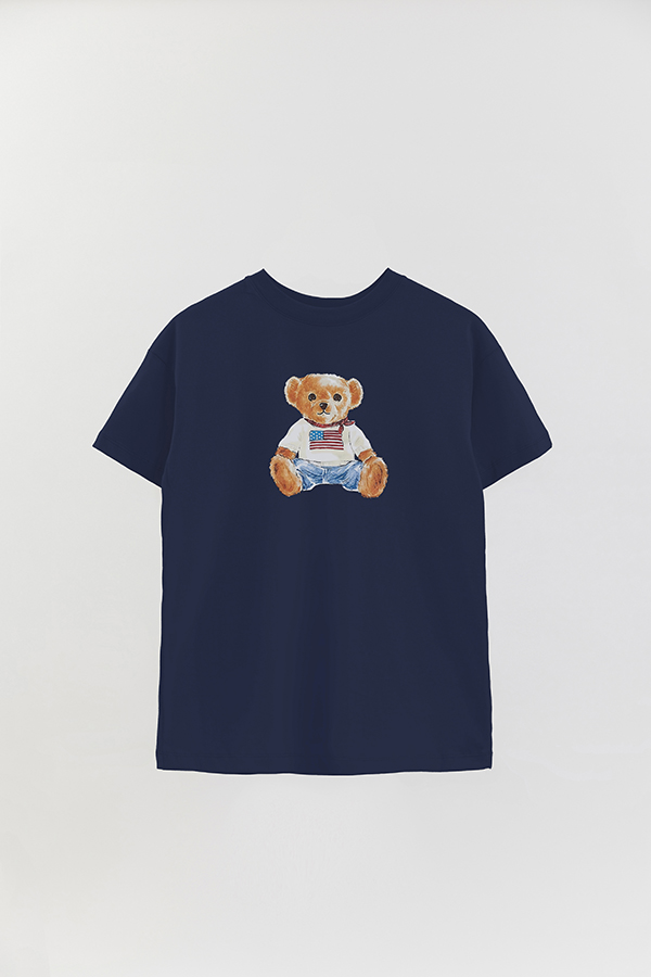 REMERA OVER ESTAMPADA UNISEX BEAR BABY BEAR