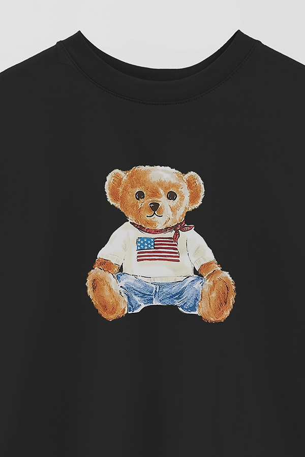 REMERA OVER ESTAMPADA UNISEX BEAR BABY BEAR