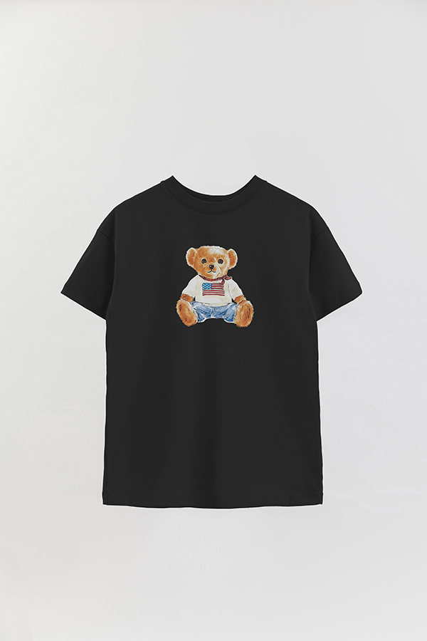 REMERA OVER ESTAMPADA UNISEX BEAR BABY BEAR