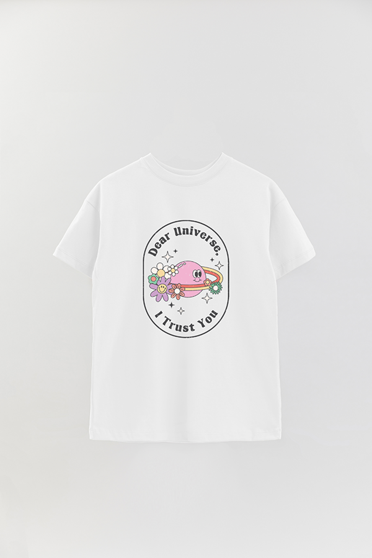 REMERA OVER ESTAMPADA RT2 DEAR UNIVERSE