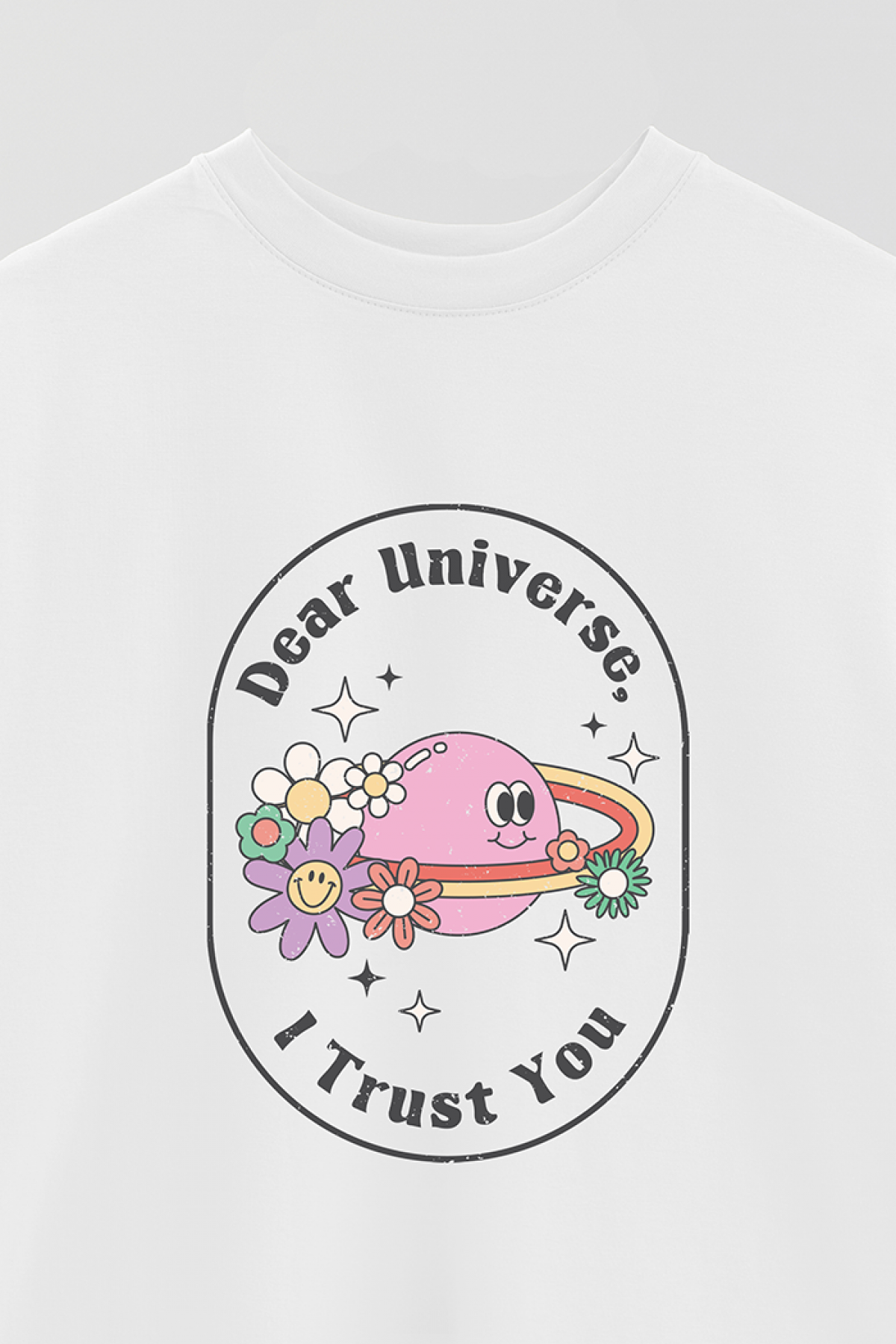 REMERA OVER ESTAMPADA RT2 DEAR UNIVERSE