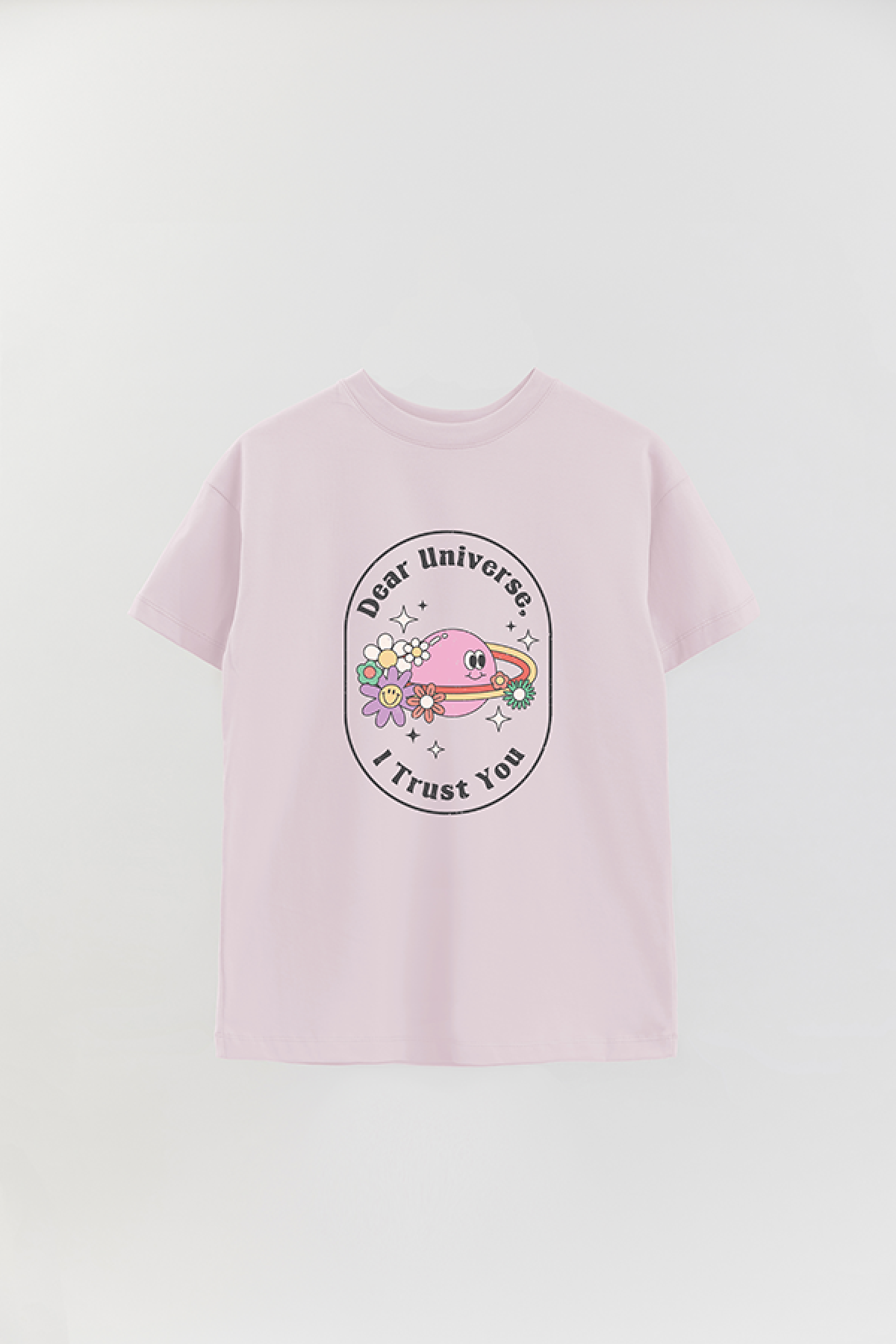 REMERA OVER ESTAMPADA RT2 DEAR UNIVERSE