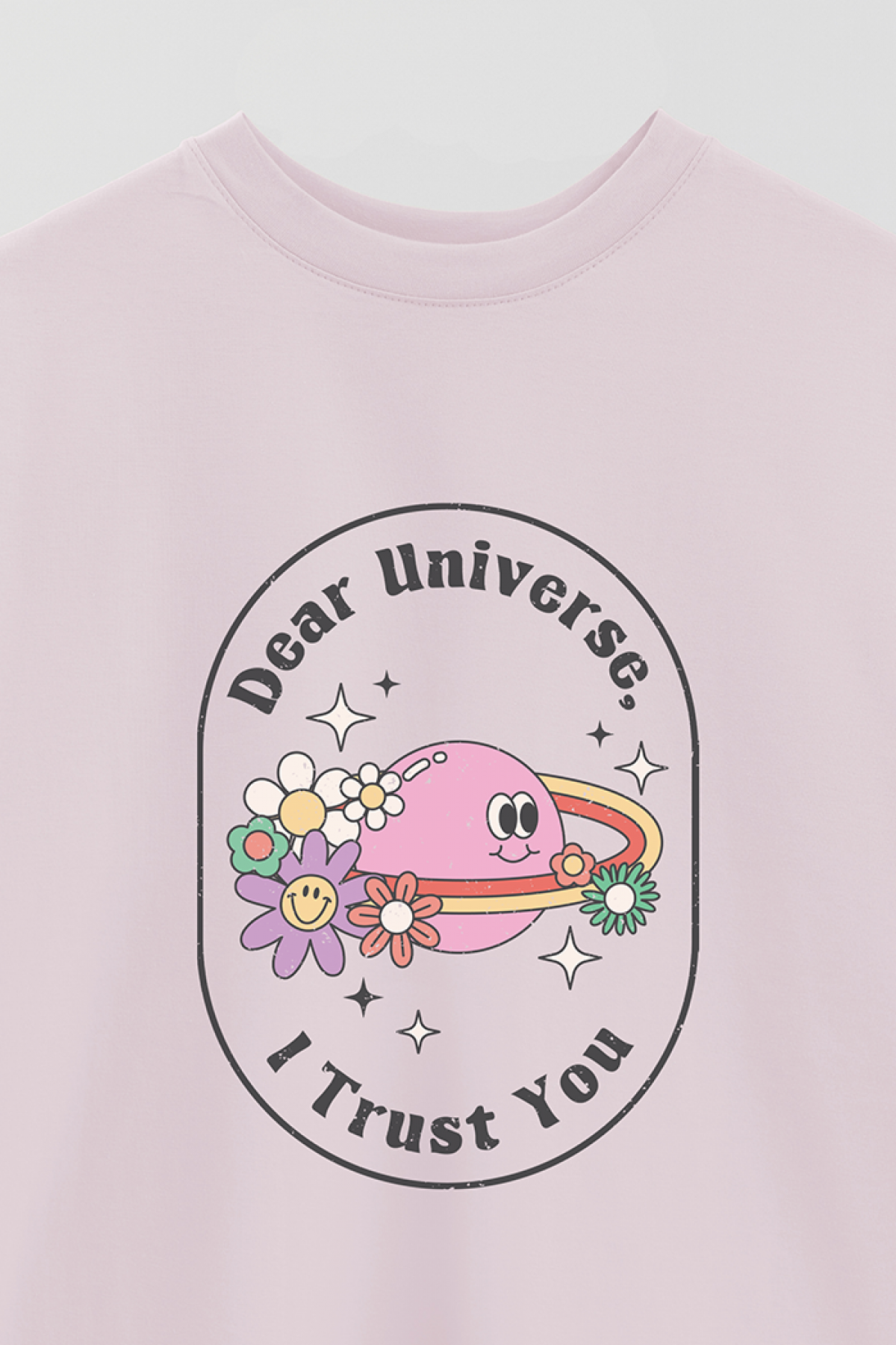 REMERA OVER ESTAMPADA RT2 DEAR UNIVERSE