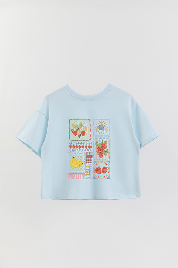 REMERA CROP ESTAMPADA STALL FRUIT 2