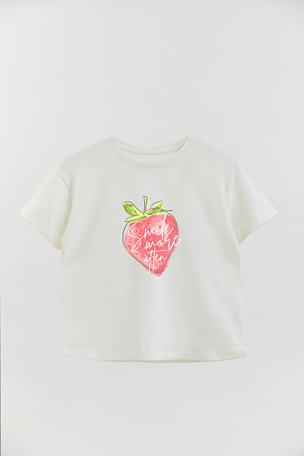 REMERA GIRL OVER SMILE MORE